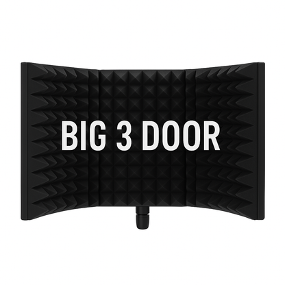 Mic Isolation Shield – Small & Large | 3-Panel & 5-Panel Noise Reduction for Studio-Quality Sound