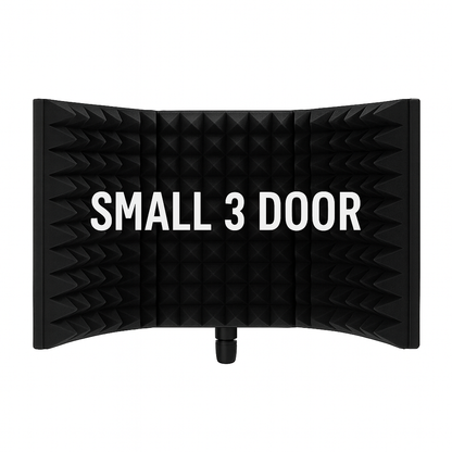 Mic Isolation Shield – Small & Large | 3-Panel & 5-Panel Noise Reduction for Studio-Quality Sound