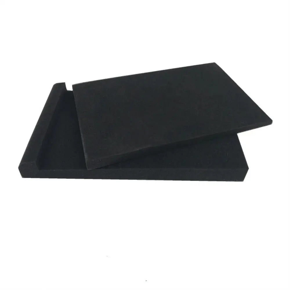 1 Set Studio Monitor Speaker Acoustic Foam Isolator Pads Anti-Shock Anti-Skid Sponge Desktop Speakers Isolation Panels 33X27X4Cm